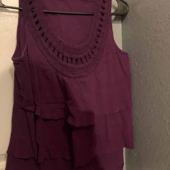 Cold water creek purple tank - Picture 3 of 4